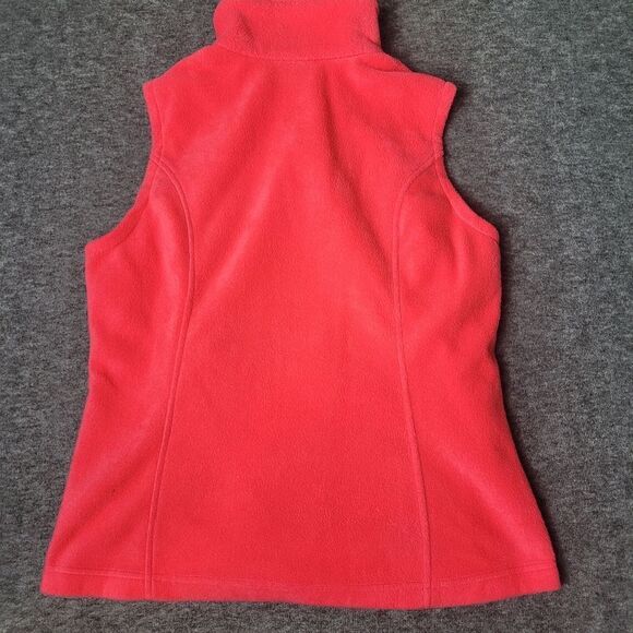 Columbia Vest Womens Size M Pink Fleece Full Zip Lightweight Jacket - Picture 2 of 11